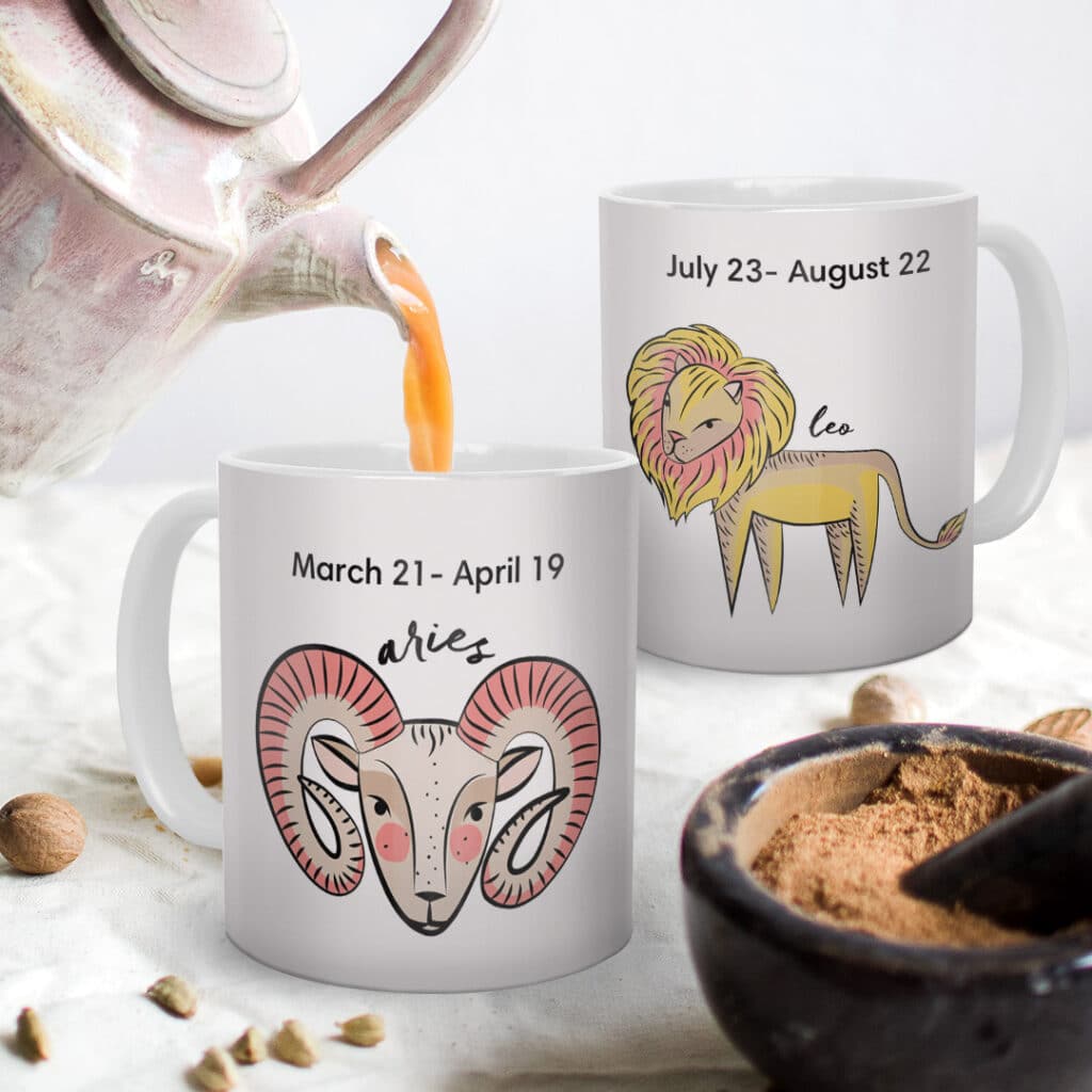 Zodiac Mugs make perfect birthday gifts all year round.
