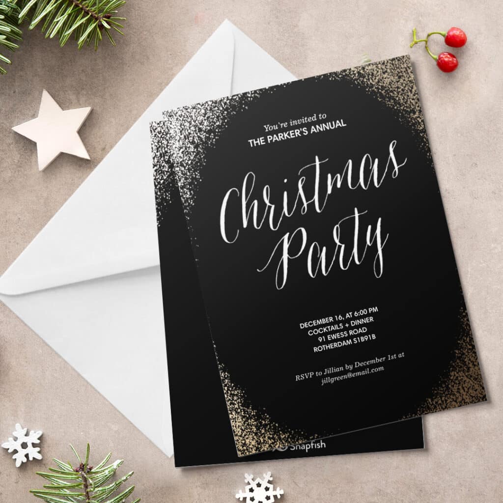 Christmas & Festive Party Invitations & Thank You Cards
